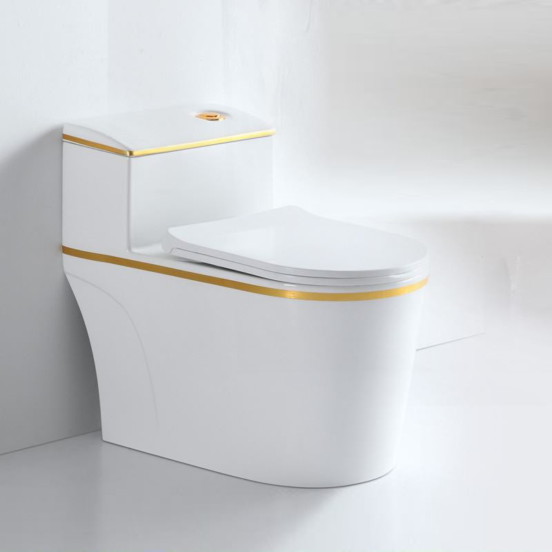 Traditional Ceramic Toilet Floor Mount Urine Toilet for Bathroom 15"L x 28"W x 25"H Toilet Only Clearhalo 'Bathroom Remodel & Bathroom Fixtures' 'Home Improvement' 'home_improvement' 'home_improvement_toilets' 'Toilets & Bidets' 'Toilets' 7312617