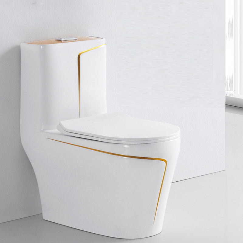 Traditional Ceramic Toilet Floor Mount Urine Toilet for Bathroom 15"L x 27"W x 29"H Toilet Only 14" Clearhalo 'Bathroom Remodel & Bathroom Fixtures' 'Home Improvement' 'home_improvement' 'home_improvement_toilets' 'Toilets & Bidets' 'Toilets' 7312620