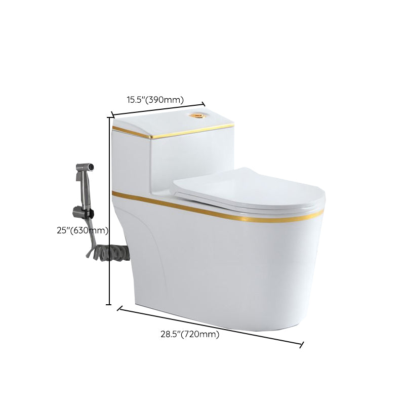 Traditional Ceramic Toilet Floor Mount Urine Toilet for Bathroom Clearhalo 'Bathroom Remodel & Bathroom Fixtures' 'Home Improvement' 'home_improvement' 'home_improvement_toilets' 'Toilets & Bidets' 'Toilets' 7312638