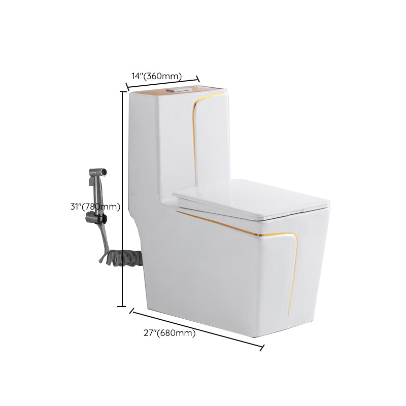 Traditional Ceramic Toilet Floor Mount Urine Toilet for Bathroom Clearhalo 'Bathroom Remodel & Bathroom Fixtures' 'Home Improvement' 'home_improvement' 'home_improvement_toilets' 'Toilets & Bidets' 'Toilets' 7312645