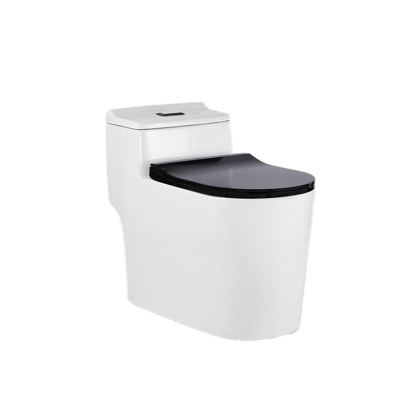 Traditional White Toilet Bowl Floor Mounted Urine Toilet for Bathroom 15"L x 27"W x 24"H Black Clearhalo 'Bathroom Remodel & Bathroom Fixtures' 'Home Improvement' 'home_improvement' 'home_improvement_toilets' 'Toilets & Bidets' 'Toilets' 7312648