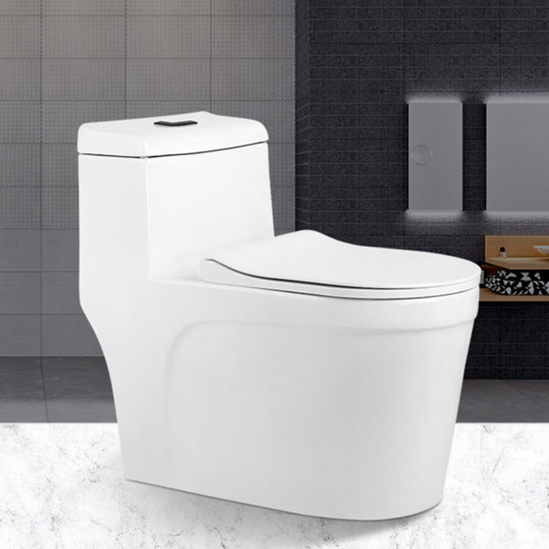 Traditional White Toilet Bowl Floor Mounted Urine Toilet for Bathroom 15"L x 28"W x 25"H White 14" Clearhalo 'Bathroom Remodel & Bathroom Fixtures' 'Home Improvement' 'home_improvement' 'home_improvement_toilets' 'Toilets & Bidets' 'Toilets' 7312649