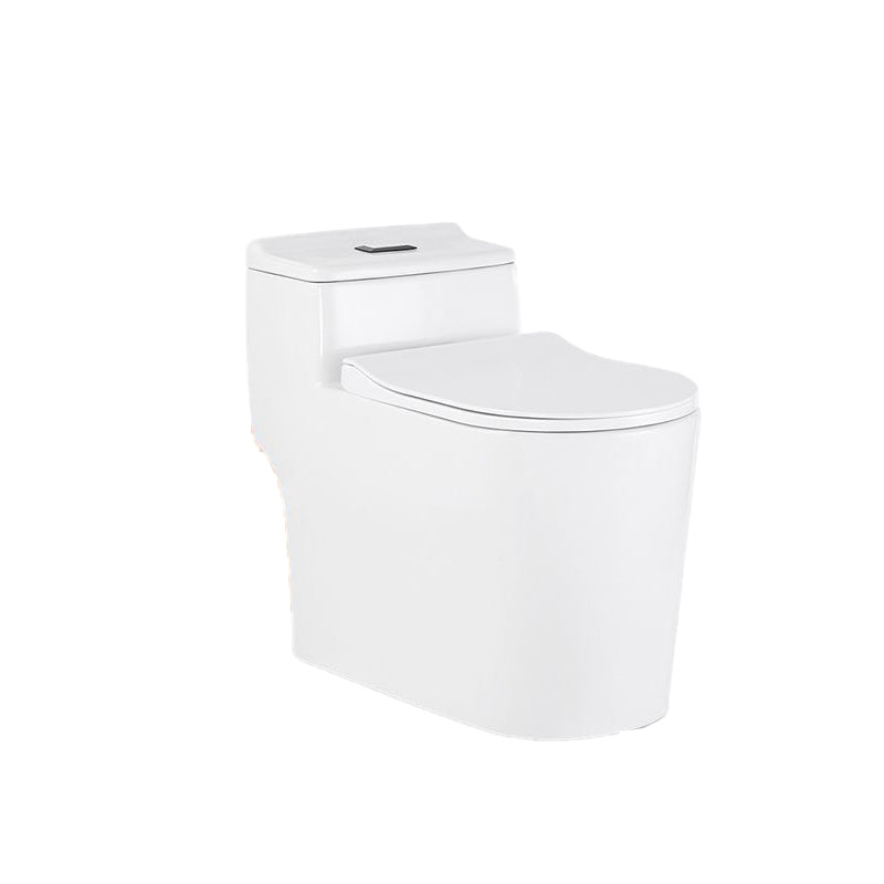 Traditional White Toilet Bowl Floor Mounted Urine Toilet for Bathroom 15"L x 27"W x 24"H White Clearhalo 'Bathroom Remodel & Bathroom Fixtures' 'Home Improvement' 'home_improvement' 'home_improvement_toilets' 'Toilets & Bidets' 'Toilets' 7312650