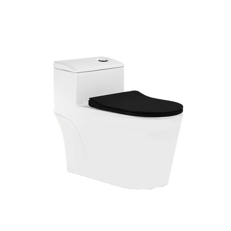 Traditional White Toilet Bowl Floor Mounted Urine Toilet for Bathroom 15"L x 28"W x 24"H Black Clearhalo 'Bathroom Remodel & Bathroom Fixtures' 'Home Improvement' 'home_improvement' 'home_improvement_toilets' 'Toilets & Bidets' 'Toilets' 7312668