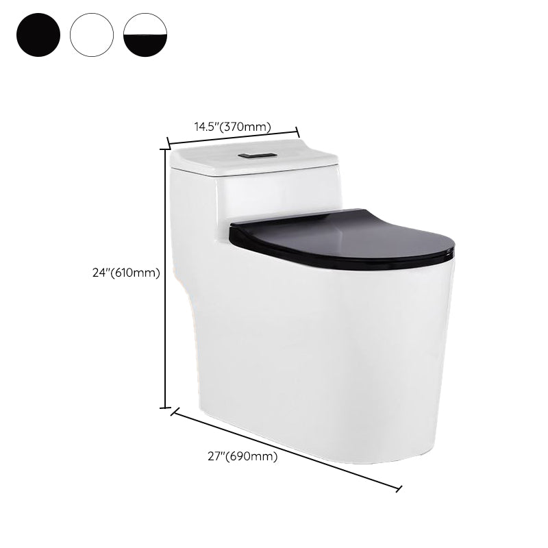 Traditional White Toilet Bowl Floor Mounted Urine Toilet for Bathroom Clearhalo 'Bathroom Remodel & Bathroom Fixtures' 'Home Improvement' 'home_improvement' 'home_improvement_toilets' 'Toilets & Bidets' 'Toilets' 7312670