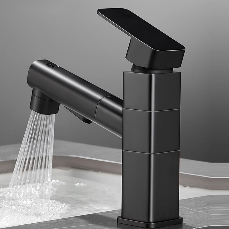 Bathroom Vessel Faucet Lever Handle 1 Hole Vessel Sink Faucet Clearhalo 'Bathroom Remodel & Bathroom Fixtures' 'Bathroom Sink Faucets' 'Bathroom Sinks & Faucet Components' 'bathroom_sink_faucets' 'Home Improvement' 'home_improvement' 'home_improvement_bathroom_sink_faucets' 7313550