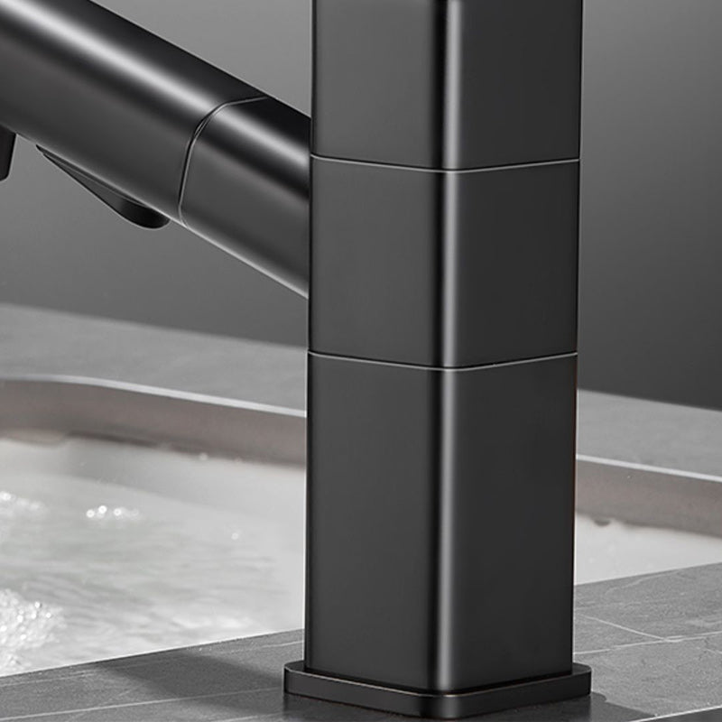 Bathroom Vessel Faucet Lever Handle 1 Hole Vessel Sink Faucet Clearhalo 'Bathroom Remodel & Bathroom Fixtures' 'Bathroom Sink Faucets' 'Bathroom Sinks & Faucet Components' 'bathroom_sink_faucets' 'Home Improvement' 'home_improvement' 'home_improvement_bathroom_sink_faucets' 7313559