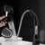 Modern Sink Faucet Pull-out Lever Handle Brass Faucet Bathroom Black Lift Clearhalo 'Bathroom Remodel & Bathroom Fixtures' 'Bathroom Sink Faucets' 'Bathroom Sinks & Faucet Components' 'bathroom_sink_faucets' 'Home Improvement' 'home_improvement' 'home_improvement_bathroom_sink_faucets' 7313613