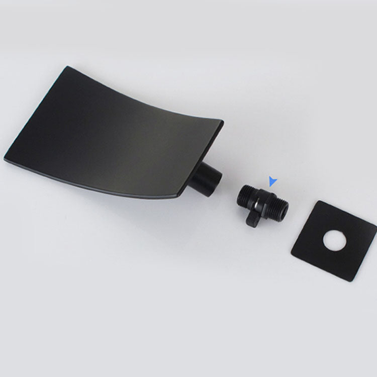 Contemporary Bathroom Faucet Wall Mounted Copper Fixed Clawfoot Tub Faucet Trim Clearhalo 'Bathroom Remodel & Bathroom Fixtures' 'Bathtub Faucets' 'bathtub_faucets' 'Home Improvement' 'home_improvement' 'home_improvement_bathtub_faucets' 7313862