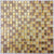 Glass Mosaic Tile Square Shape Wall Tile with Fade Resistant Yellow-Brown Clearhalo 'Floor Tiles & Wall Tiles' 'floor_tiles_wall_tiles' 'Flooring 'Home Improvement' 'home_improvement' 'home_improvement_floor_tiles_wall_tiles' Walls and Ceiling' 7313928