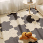 Modern Carpet Tiles Soft Shag Puzzle Detail Stain Resistant Carpet Tiles Clearhalo 'Carpet Tiles & Carpet Squares' 'carpet_tiles_carpet_squares' 'Flooring 'Home Improvement' 'home_improvement' 'home_improvement_carpet_tiles_carpet_squares' Walls and Ceiling' 7314003
