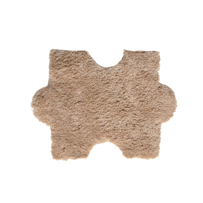 Modern Shag Carpet Tiles Puzzle Detail Color Block Indoor Carpet Tiles Camel Clearhalo 'Carpet Tiles & Carpet Squares' 'carpet_tiles_carpet_squares' 'Flooring 'Home Improvement' 'home_improvement' 'home_improvement_carpet_tiles_carpet_squares' Walls and Ceiling' 7314022