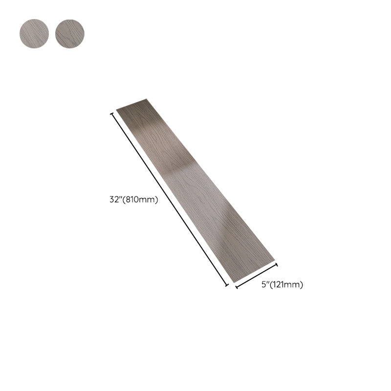 Traditional Side Trim Piece Solid Wood Click-Locking Wire Brushed Hardwood Deck Tiles Clearhalo 'Flooring 'Hardwood Flooring' 'hardwood_flooring' 'Home Improvement' 'home_improvement' 'home_improvement_hardwood_flooring' Walls and Ceiling' 7314081