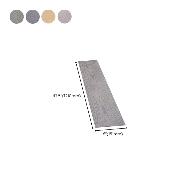 Traditional Side Trim Piece Solid Wood Click-Locking Wire Brushed Hardwood Deck Tiles Clearhalo 'Flooring 'Hardwood Flooring' 'hardwood_flooring' 'Home Improvement' 'home_improvement' 'home_improvement_hardwood_flooring' Walls and Ceiling' 7314085