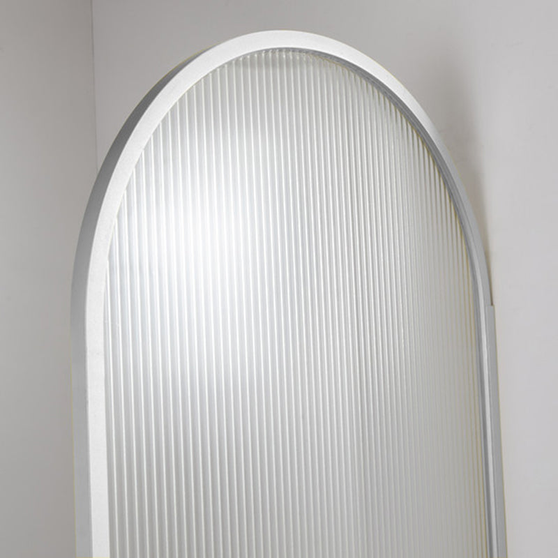 White Shower Door Frame Single Fixed Frosted Tempered Shower Bath Door Clearhalo 'Bathroom Remodel & Bathroom Fixtures' 'Home Improvement' 'home_improvement' 'home_improvement_shower_tub_doors' 'Shower and Tub Doors' 'shower_tub_doors' 'Showers & Bathtubs' 7314189