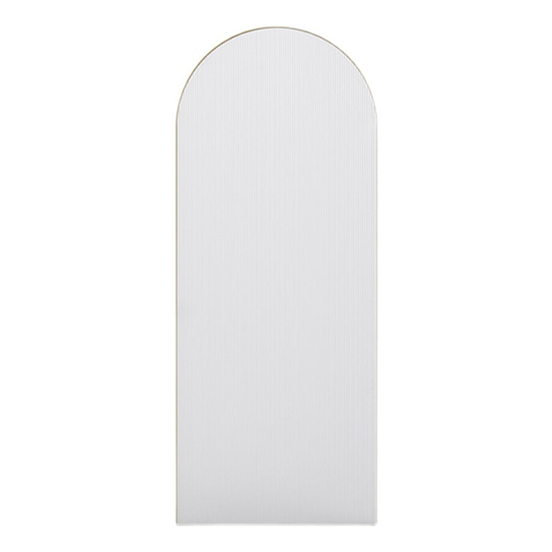 Metal Shower Door in Gold Finish, Tempered Single Fixed Framed Shower Bath Door Clearhalo 'Bathroom Remodel & Bathroom Fixtures' 'Home Improvement' 'home_improvement' 'home_improvement_shower_tub_doors' 'Shower and Tub Doors' 'shower_tub_doors' 'Showers & Bathtubs' 7314207