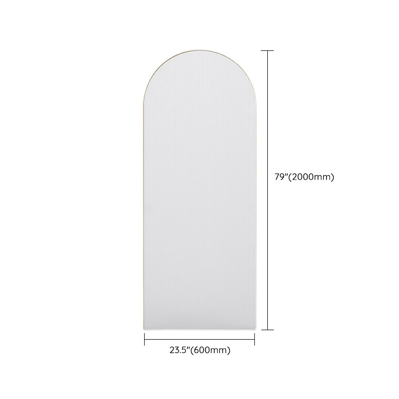 Metal Shower Door in Gold Finish, Tempered Single Fixed Framed Shower Bath Door Clearhalo 'Bathroom Remodel & Bathroom Fixtures' 'Home Improvement' 'home_improvement' 'home_improvement_shower_tub_doors' 'Shower and Tub Doors' 'shower_tub_doors' 'Showers & Bathtubs' 7314217