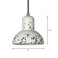 Cement Urn Down Lighting Nordic 1 Light White and Black Ceiling Pendant Lamp for Restaurant Clearhalo 'Ceiling Lights' 'Modern Pendants' 'Modern' 'Pendant Lights' 'Pendants' Lighting' 731561