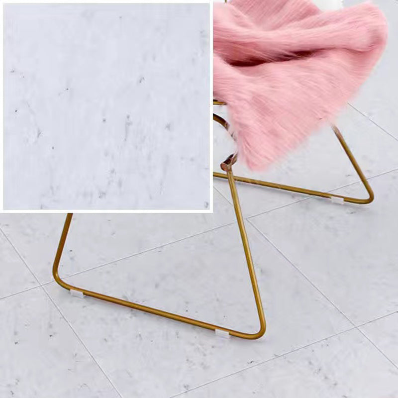 Peel and Stick Vinyl Flooring Low Gloss Vinyl Flooring with Stone Look White 18"L x 18"W Clearhalo 'Flooring 'Home Improvement' 'home_improvement' 'home_improvement_vinyl_flooring' 'Vinyl Flooring' 'vinyl_flooring' Walls and Ceiling' 7315738