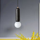 Capsule Pendant Minimalism Marble 1 Light Bedside Mini Hanging Lamp with Orb Opal Glass Shade in White/Black Clearhalo 'Ceiling Lights' 'Modern Pendants' 'Modern' 'Pendant Lights' 'Pendants' Lighting' 731583