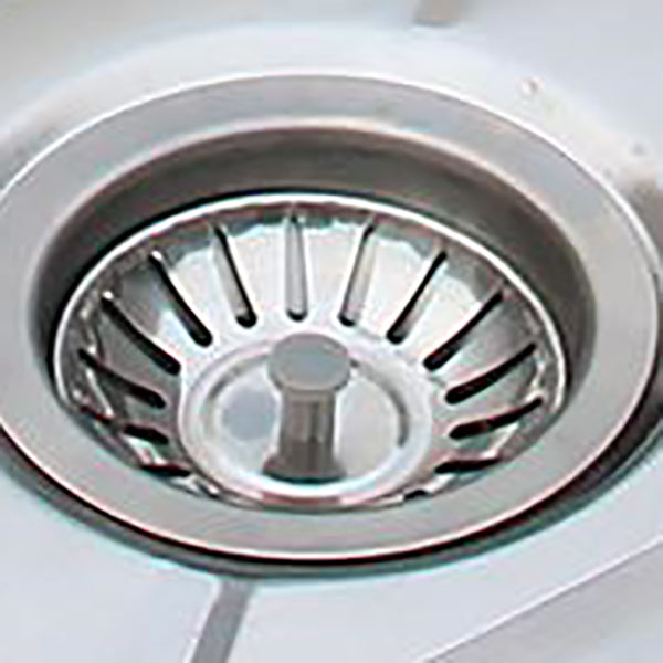 Modern Style Kitchen Sink Rectangle Overflow Hole Detail Kitchen Sink with Soap Dispenser Clearhalo 'Home Improvement' 'home_improvement' 'home_improvement_kitchen_sinks' 'Kitchen Remodel & Kitchen Fixtures' 'Kitchen Sinks & Faucet Components' 'Kitchen Sinks' 'kitchen_sinks' 7315875
