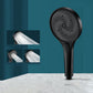 Modern Round Hand Shower Adjustable Spray Pattern Wall-Mount Hand Shower Black Hand Shower Hose not included Clearhalo 'Bathroom Remodel & Bathroom Fixtures' 'Home Improvement' 'home_improvement' 'home_improvement_shower_heads' 'Shower Heads' 'shower_heads' 'Showers & Bathtubs Plumbing' 'Showers & Bathtubs' 7315895