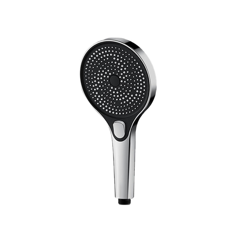 Modern Round Hand Shower Adjustable Spray Pattern Wall-Mount Hand Shower Clearhalo 'Bathroom Remodel & Bathroom Fixtures' 'Home Improvement' 'home_improvement' 'home_improvement_shower_heads' 'Shower Heads' 'shower_heads' 'Showers & Bathtubs Plumbing' 'Showers & Bathtubs' 7315903