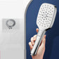 Contemporary Medium Flow Hand Shower Adjustable Spray Pattern Wall-Mount Hand Shower Silver Shower Head with Hose Clearhalo 'Bathroom Remodel & Bathroom Fixtures' 'Home Improvement' 'home_improvement' 'home_improvement_shower_heads' 'Shower Heads' 'shower_heads' 'Showers & Bathtubs Plumbing' 'Showers & Bathtubs' 7315927