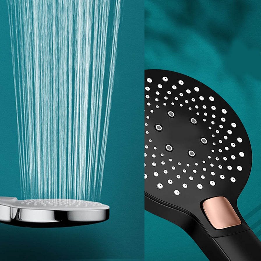 Contemporary Medium Flow Hand Shower Adjustable Spray Pattern Wall-Mount Hand Shower Clearhalo 'Bathroom Remodel & Bathroom Fixtures' 'Home Improvement' 'home_improvement' 'home_improvement_shower_heads' 'Shower Heads' 'shower_heads' 'Showers & Bathtubs Plumbing' 'Showers & Bathtubs' 7315928
