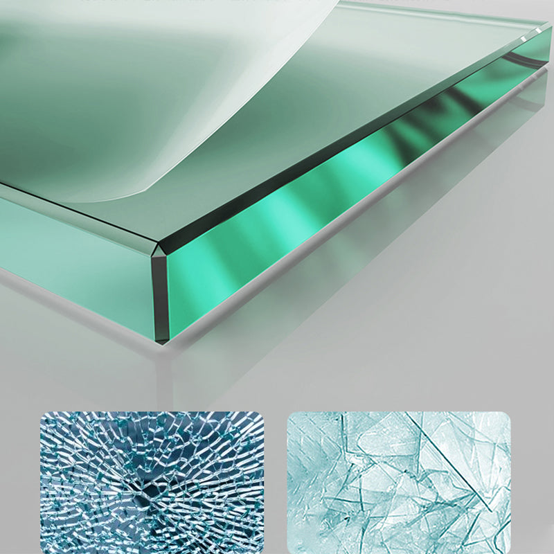 Neo-round 304 Stainless Steel Shower Kit Clear Double Sliding Shower Enclosure Clearhalo 'Bathroom Remodel & Bathroom Fixtures' 'Home Improvement' 'home_improvement' 'home_improvement_shower_stalls_enclosures' 'Shower Stalls & Enclosures' 'shower_stalls_enclosures' 'Showers & Bathtubs' 7316401