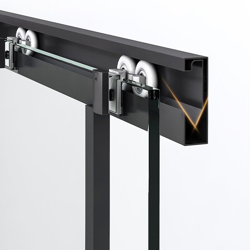 Double Sliding Stainless Steel Shower Enclosure Framed Clear Shower Stall Clearhalo 'Bathroom Remodel & Bathroom Fixtures' 'Home Improvement' 'home_improvement' 'home_improvement_shower_stalls_enclosures' 'Shower Stalls & Enclosures' 'shower_stalls_enclosures' 'Showers & Bathtubs' 7316428