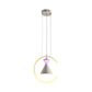 White Finish Hourglass and Ring Pendant Minimalist LED Acrylic Hanging Light Kit over Table Clearhalo 'Ceiling Lights' 'Chandeliers' 'Modern Chandeliers' 'Modern' Lighting' 731676