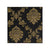 Modern Wall Panel 3D Floral Print Peel and Stick Waterproof Wall Paneling Black-Gold Clearhalo 'Flooring 'Home Improvement' 'home_improvement' 'home_improvement_wall_paneling' 'Wall Paneling' 'wall_paneling' 'Walls & Ceilings' Walls and Ceiling' 7317147