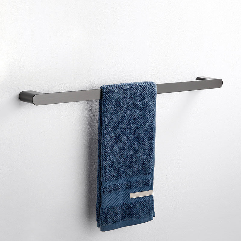 Contemporary Bathroom Accessory As Individual Or As a Set with Towel Bar Single Bar Towel Bar (24"L) Clearhalo 'Bathroom Hardware Sets' 'Bathroom Hardware' 'Bathroom Remodel & Bathroom Fixtures' 'bathroom_hardware_sets' 'Home Improvement' 'home_improvement' 'home_improvement_bathroom_hardware_sets' 7317304