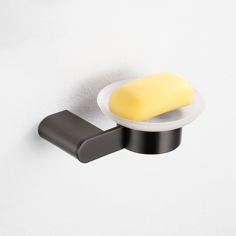 Contemporary Bathroom Accessory As Individual Or As a Set with Towel Bar Soap Dish Clearhalo 'Bathroom Hardware Sets' 'Bathroom Hardware' 'Bathroom Remodel & Bathroom Fixtures' 'bathroom_hardware_sets' 'Home Improvement' 'home_improvement' 'home_improvement_bathroom_hardware_sets' 7317305