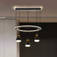Modernist Wine Jar Multiple LED Hanging Light Acrylic 3 Lights Dining Room Pendant Lamp in Black with Loop Detail Clearhalo 'Ceiling Lights' 'Modern Pendants' 'Modern' 'Pendant Lights' 'Pendants' Lighting' 731833