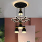 Modern Wine Jar Cluster Pendant Light Acrylic 4-Light Dining Room LED Hanging Ceiling Lamp in White/Black with Heart Frame Beam Clearhalo 'Ceiling Lights' 'Modern Pendants' 'Modern' 'Pendant Lights' 'Pendants' Lighting' 731847