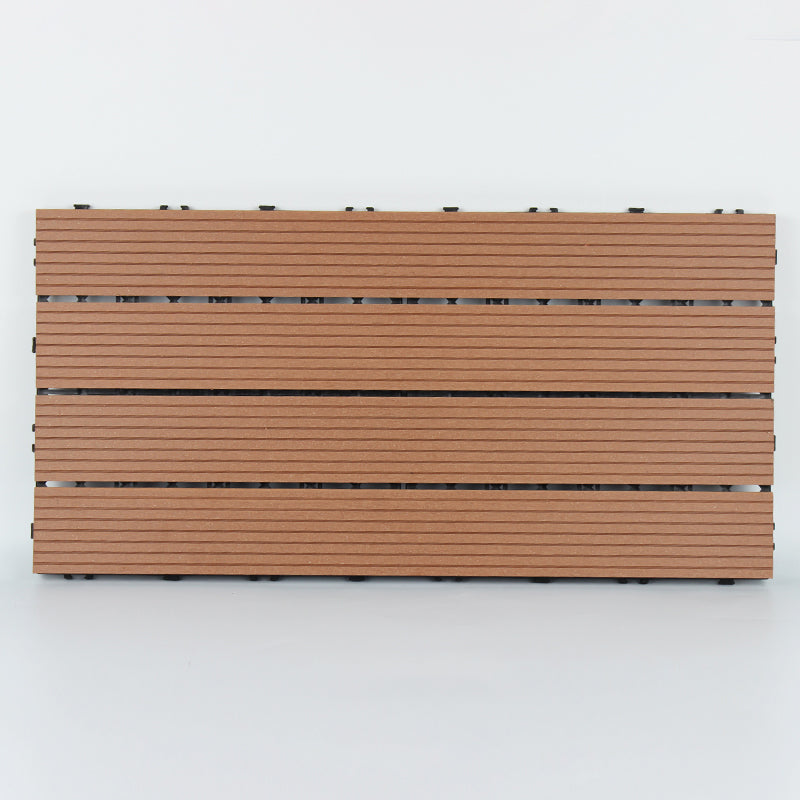 12" X 24" Deck/Patio Flooring Tiles 4-Slat Floor Board Tiles Light Red Straight Grain Clearhalo 'Home Improvement' 'home_improvement' 'home_improvement_outdoor_deck_tiles_planks' 'Outdoor Deck Tiles & Planks' 'Outdoor Flooring & Tile' 'Outdoor Remodel' 'outdoor_deck_tiles_planks' 7318517
