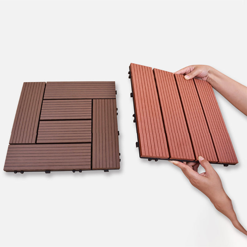 12" X 24" Deck/Patio Flooring Tiles 4-Slat Floor Board Tiles Clearhalo 'Home Improvement' 'home_improvement' 'home_improvement_outdoor_deck_tiles_planks' 'Outdoor Deck Tiles & Planks' 'Outdoor Flooring & Tile' 'Outdoor Remodel' 'outdoor_deck_tiles_planks' 7318522