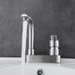 Bathroom Sink 304 Stainless Steel Center Faucet, Single Handle Bathroom Vanity Faucet Clearhalo 'bathroom_sink_faucets' 'Conjunta de Baño y Conjunta de Grifo' 'Coronamiento de Baño y Dispositivo de Baño' 'Grifo del lavabo del baño' 'Hogar' 'home_improvement' 'home_improvement_bathroom_sink_faucets' 'Mejoras para el hogar' 7318561