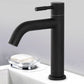 Circular Bathroom Faucet Modern Style Black Sink Faucet with Stainless Steel Clearhalo 'bathroom_sink_faucets' 'Conjuntos de Torneiras de Lavatório e Banheiro' 'home_improvement' 'home_improvement_bathroom_sink_faucets' 'Mobiliário Doméstico' 'Página inicial' 'Renovação e equipamento de casa de banho' 'Torneira para lavatório de banheiro' 7318572