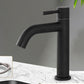 Circular Bathroom Faucet Modern Style Black Sink Faucet with Stainless Steel Clearhalo 'bathroom_sink_faucets' 'Conjuntos de Torneiras de Lavatório e Banheiro' 'home_improvement' 'home_improvement_bathroom_sink_faucets' 'Mobiliário Doméstico' 'Página inicial' 'Renovação e equipamento de casa de banho' 'Torneira para lavatório de banheiro' 7318575