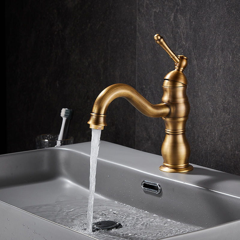 Traditional Wide Spread Bathroom Faucet Lever Handles Centerset Faucet Bronze 7.9" Shut-off Valve Included Clearhalo 'Accueil' 'Amélioration Domiciliaire' 'bathroom_sink_faucets' 'Ensembles de Lavabo & de Robinet de Toilette' 'home_improvement' 'home_improvement_bathroom_sink_faucets' 'Robinet de Lavabo de Salle de Bain' 'Rénovation et Équipement de Salle de Bain' 7318601