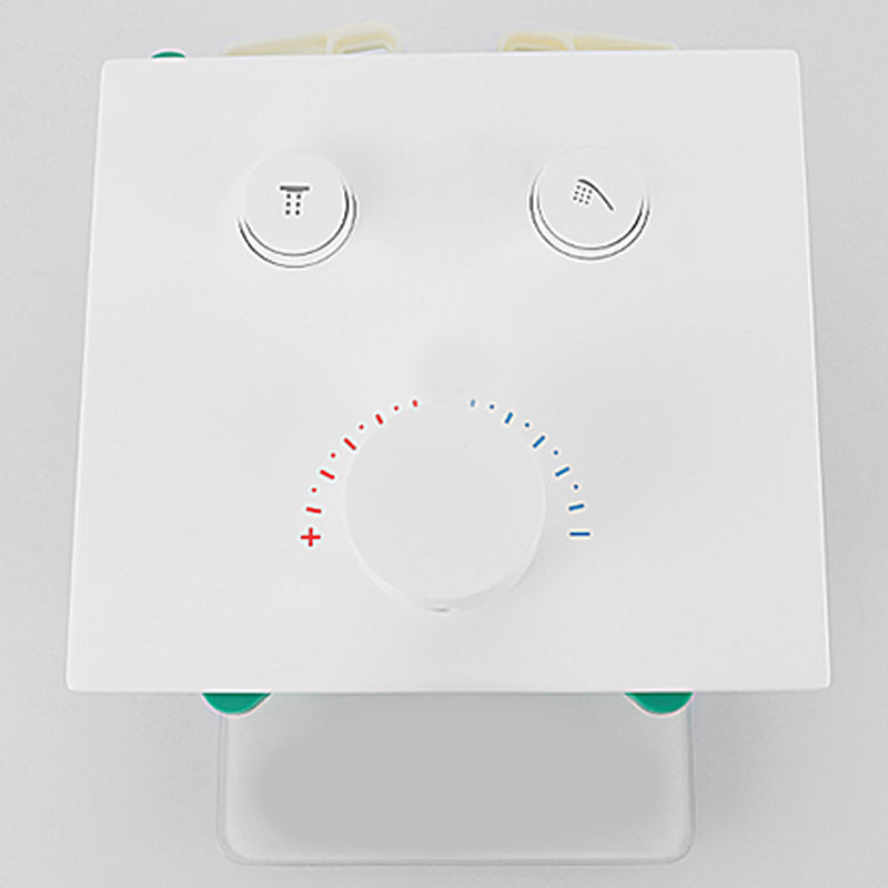 Contemporary Bathroom Faucet Wall Mounted White One Handle Fixed Clawfoot Tub Faucets Clearhalo 'Bathroom Remodel & Bathroom Fixtures' 'Bathtub Faucets' 'bathtub_faucets' 'Home Improvement' 'home_improvement' 'home_improvement_bathtub_faucets' 7318692