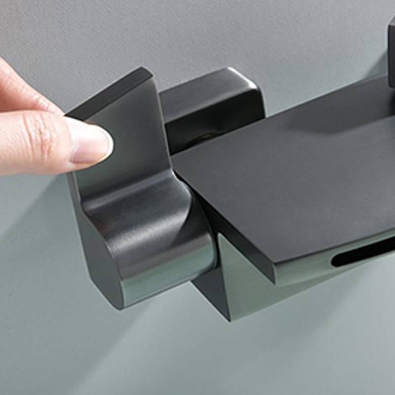 Contemporary Bathroom Faucet Wall Mounted Copper One Handle Fixed Clawfoot Tub Faucets Clearhalo 'Bathroom Remodel & Bathroom Fixtures' 'Bathtub Faucets' 'bathtub_faucets' 'Home Improvement' 'home_improvement' 'home_improvement_bathtub_faucets' 7318705