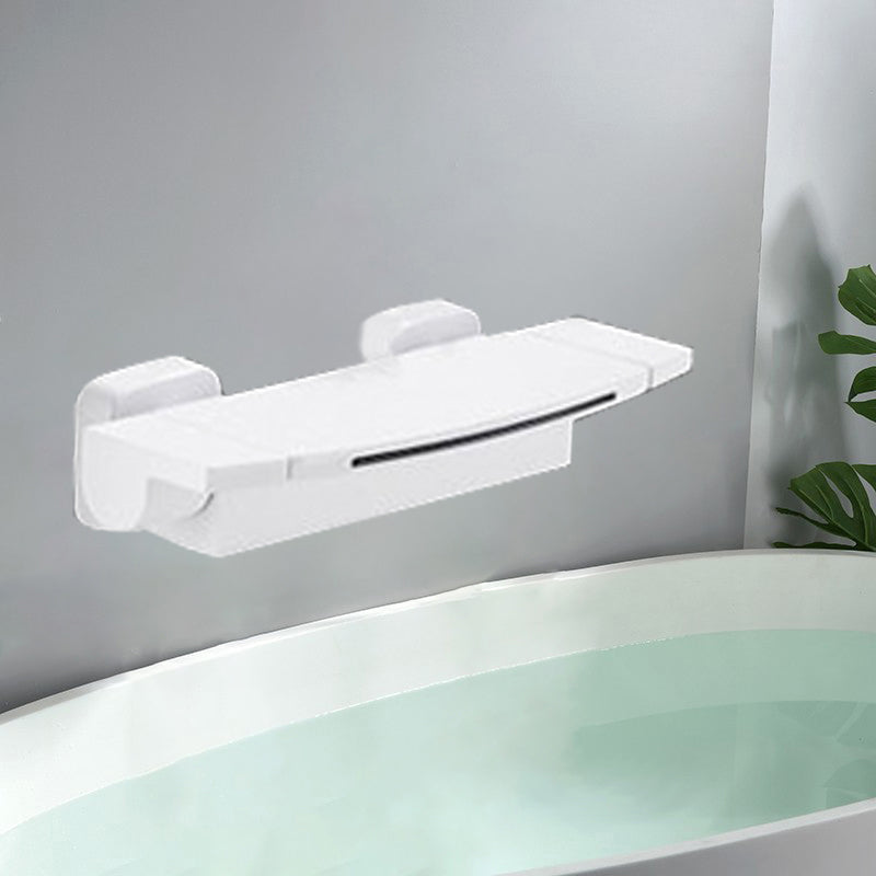 Contemporary Bathroom Faucet Wall Mounted Copper One Handle Fixed Clawfoot Tub Faucets White Hand Shower Not Included Risers Not Included Clearhalo 'Bathroom Remodel & Bathroom Fixtures' 'Bathtub Faucets' 'bathtub_faucets' 'Home Improvement' 'home_improvement' 'home_improvement_bathtub_faucets' 7318706