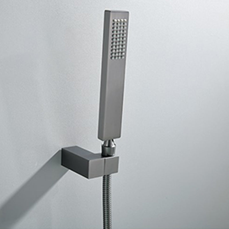 Contemporary Bathroom Faucet Wall Mounted Copper One Handle Fixed Clawfoot Tub Faucets Clearhalo 'Bathroom Remodel & Bathroom Fixtures' 'Bathtub Faucets' 'bathtub_faucets' 'Home Improvement' 'home_improvement' 'home_improvement_bathtub_faucets' 7318707