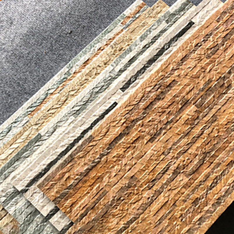 Modern Style Wall Tile Stacked Stone Texture Straight Edge Waterproof Wall Tile Clearhalo 'Floor Tiles & Wall Tiles' 'floor_tiles_wall_tiles' 'Flooring 'Home Improvement' 'home_improvement' 'home_improvement_floor_tiles_wall_tiles' Walls and Ceiling' 7318795