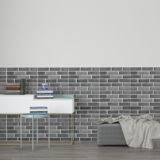 Modern Wall Panel Peel and Stick Brick Print Waterproof Wall Paneling Clearhalo 'Flooring 'Home Improvement' 'home_improvement' 'home_improvement_wall_paneling' 'Wall Paneling' 'wall_paneling' 'Walls & Ceilings' Walls and Ceiling' 7319000