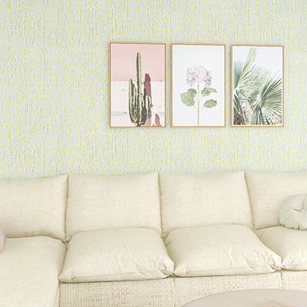 Contemporary Flax Wall Covering Paneling Textured Wall Interior Wear Resistant Plank Lemon Yellow Clearhalo 'Flooring 'Home Improvement' 'home_improvement' 'home_improvement_wall_paneling' 'Wall Paneling' 'wall_paneling' 'Walls & Ceilings' Walls and Ceiling' 7319011